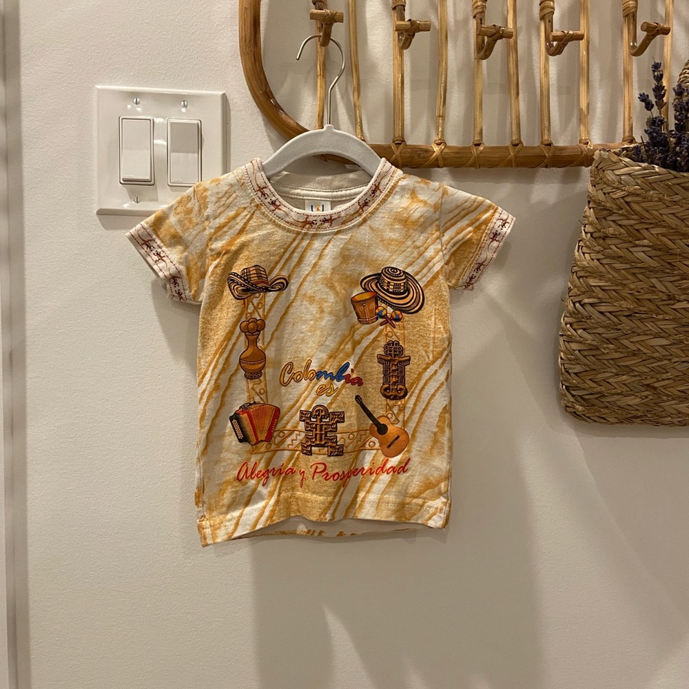 Colombia Print Toddler Unisex Tshirt